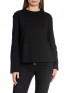 SELECTED FEMME TOPP ESSENTIAL LS BOXY BLACK